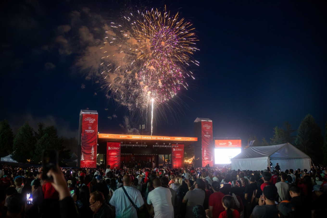 Surrey Canada Day 2025 fireworks